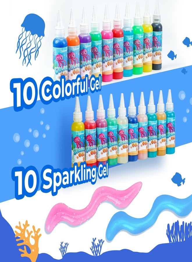 Teexpert Magic Water Elf Toy Kit - Aqua Fairy DIY Squishy Maker Craft Kit for Kids, Boys and Girls, 20 Magic Colors and Molds, Creative Arts and Crafts Gift for Christmas, Birthday, Ages 3+ - Image 4